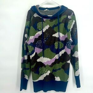 Oddy Camouflaged Sweater Hoodie size M/L